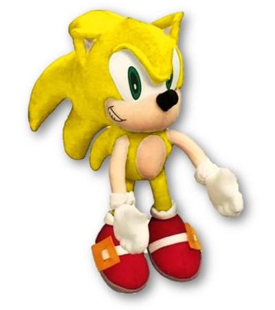 Boneco Sonic De Pelúcia Amarelo 50cm, Magalu Empresas