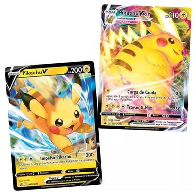 50 Cartas Pokemon Originais Sem Repetições Com 02 Brilhantes/Raras  Garantidas, Magalu Empresas