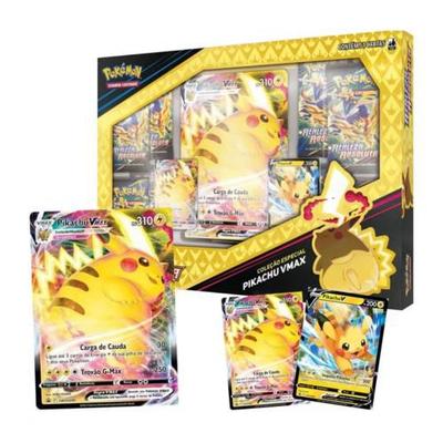 Original - Carta Pokemon gigante coleção rara - Pikachu-V em