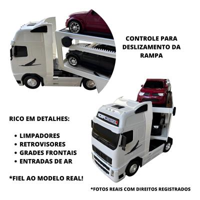 Caminhão Brinquedo Infantil Roma Diesel RX Cegonheira Grande