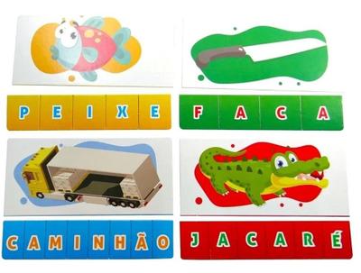 Brinquedo Jogo Educativo Pegagogico Formando Palavras Infantil 4 anos, Magalu Empresas