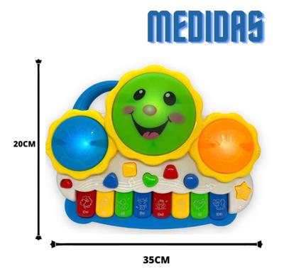 Brinquedo Infantil Teclado Educativo Musical - MAGAZINE - Moda