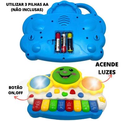 Brinquedo Educativo Piano Didático Teclado Infantil