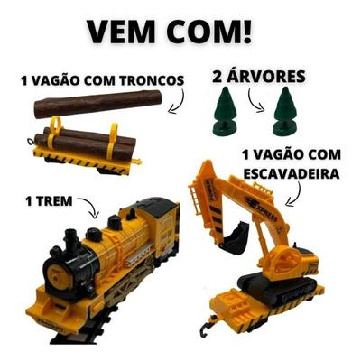 Brinquedo Trem Eletrico Infantil