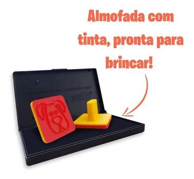 Jogo Infantil Pintar Brincando Com Carimbos E Giz De Cera