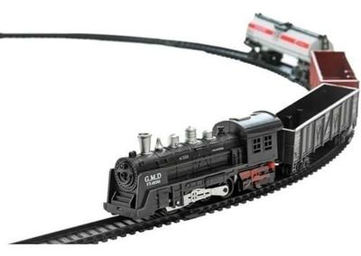 Trem Brinquedo Locomotiva Infantil 14 Peças Menino Inmetro Cor