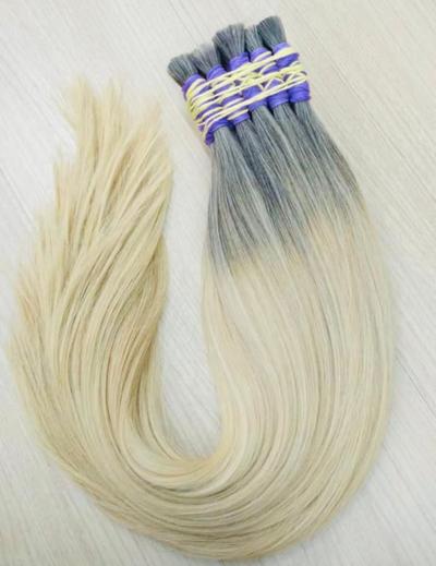 Cabelo Humano Loiro Liso 60cm 200 gramas