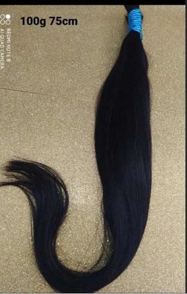 Cabelo Premium Liso Natural 55 CM - Cabelo Humano - Cabelo