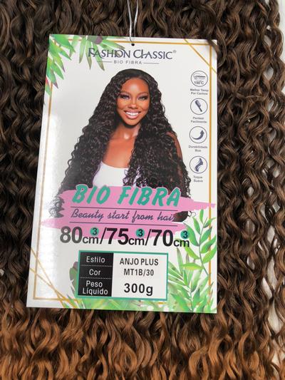 CARNAVAL CABELO BIO FIBRA - cor MT1B/27 - Fashion Classic 70cm