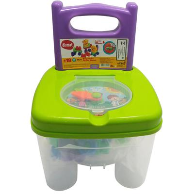 Brinquedo Educativo de Montar Pecinhas Com Cores Sortidas - ShopJJ -  Brinquedos, Bebe Reborn e Utilidades