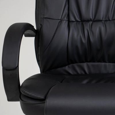 Cadeira de escritório Presidente base cromada Mb-C300 Travel Max Preta
