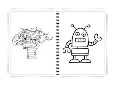 Caderno de Desenho Para Colorir Infantil 1uni - Impressões Papaleguas -  Caderno de Desenho - Magazine Luiza