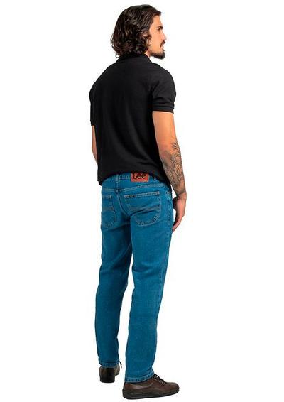 Calça jeans masculina lee store chicago tradicional stone escura