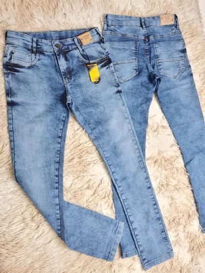 Kit 3 Calça Skinny Feminina Jeans Infanto Juvenil de 4 a 16 Anos