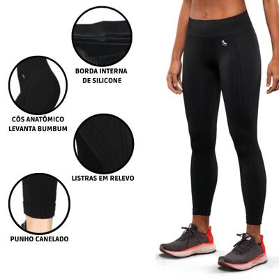 Kit 2 Calças Legging Lupo Sport Original Feminina Academia Leguin