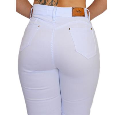 Calça Skinny Feminina Jeans Com Licra Levanta Bumbum Branca 18, Magalu  Empresas