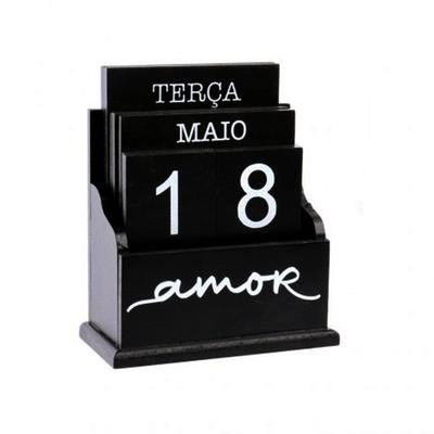 Calendário Permanente Pra Hoje Bege - Mais Amor Store