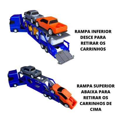 Carreta cegonheira grande - P.A brinquedos - Caminhões, Motos e Ônibus de  Brinquedo - Magazine Luiza