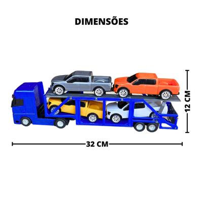 Brinquedo Caminhão Cegonheira Grande Carreta Carros - Bs Toys - Caminhões,  Motos e Ônibus de Brinquedo - Magazine Luiza