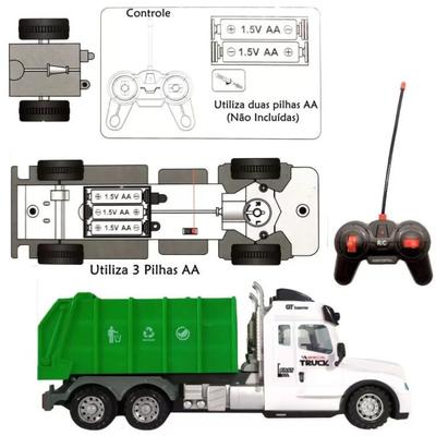 Caminhão Guincho De Controle Remoto Com Acessórios - Futuro