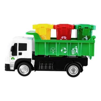 Brinquedo Infantil Caminhão Coletor De Lixo Som E Luzes 4d na