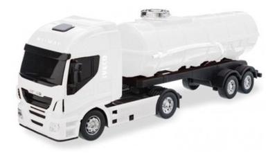 Caminhão Brinquedo Carreta Báu Iveco Hi Way Miniatura Usual - R$ 67