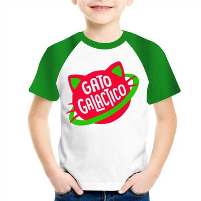 CAMISETA INFANTIL GATO GALÁCTICO