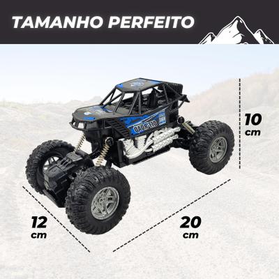 Carrinho Controle Remoto 4x4 Monster Truck Rc Bateria Recarregavel Rally  Brinquedo Menino