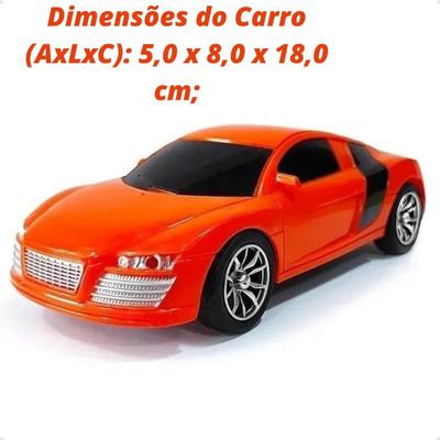 Carrinho de Controle Remoto - Ultra Carros - Azul - 6 Funções