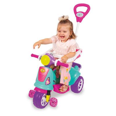 Triciclo Infantil Menina Passeio Motoca Motinha Criança Bebe - BANDEIRANTES  - Velotrol e Triciclo a Pedal - Magazine Luiza