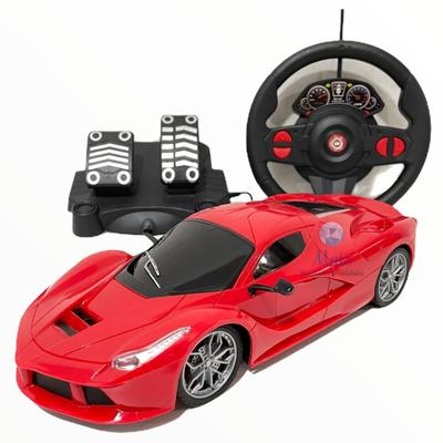 Carro Controle Remoto 7 Funções Corrida F1 Com Fumaça