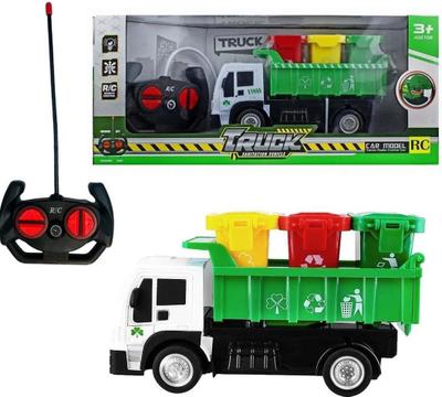 Caminhão de brinquedo infantil Coleta de lixo com Caçamba