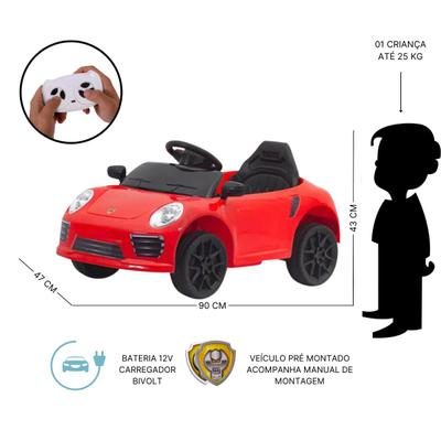 Mini Carro Infantil Bateria Criança Controle Remoto - Winner Sales  Distribuidora - Mini Veículos - Magazine Luiza