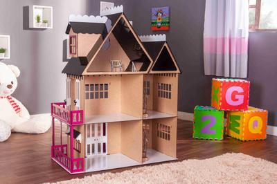 Casa Bonecas Escala Barbie Com Garagem Milla Eco Darama - Carrefour