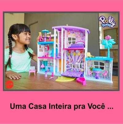 Polly Pocket Mega Casa de Surpresas - Mattel