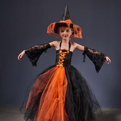 Fantasia Bruxa de Halloween Luxo Adulto Com Chapéu