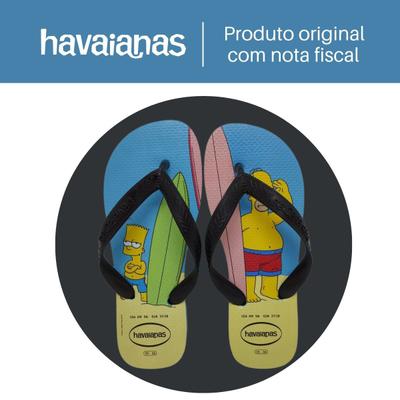 Havaianas The Simpsons Flip Flops Sandals Brazil New Homer Bart