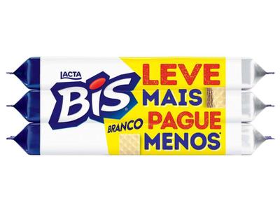 Chocolate Bis White Laka Lacta 3 x 126g – Brasil Eu Quero!