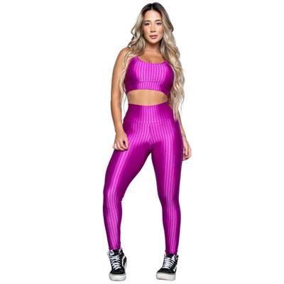 Calça Legging 3d Vekyo New Zig Poliamida Feminina Rosa - Compre Agora