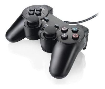 Controle Joystick para PS2 DualShock com Fio KNUP - KP-GM014