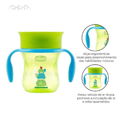 Copo de Treinamento 360 Perfect Cup 200 Ml Verde - Chicco