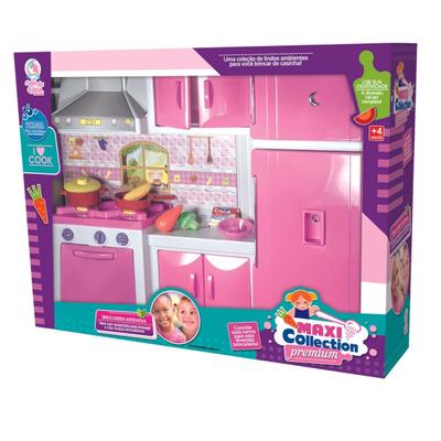 Kit Cozinha Infantil - Sweet Fantasy - Jogo de Panelinhas e
