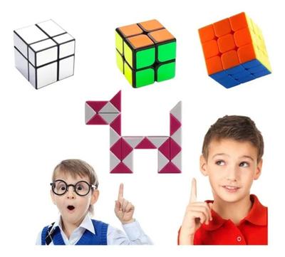 Jogos de Raciocínio Cubo Mágico Snake Cube kit com 6 desafios