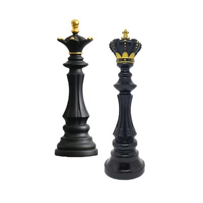 Decoração Peças De Xadrez Rei Rainha E Cavalo Escultura Média Estátua -  Gici Decor - Objetos de Decoração - Magazine Luiza