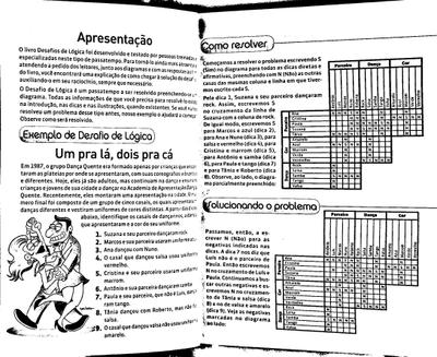 Desafio de Lógica 20 - Médio Desafio - Folha Branca - Coquetel no