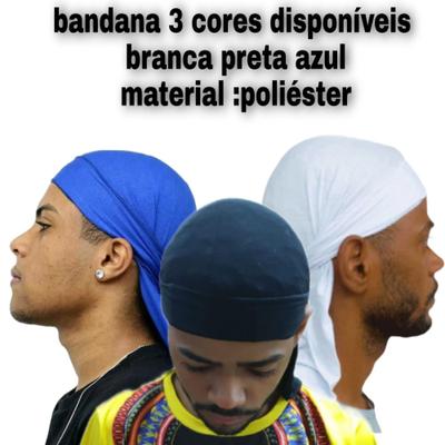 Bandana Dureg Durag Branca - Online - Bandana - Magazine Luiza