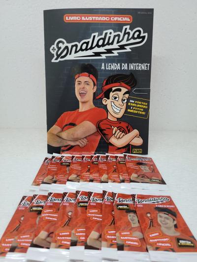 Livro - KIT ÁLBUM DO ENALDINHO + 50 FIGURINHAS: A LENDA DA