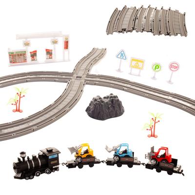 Trem de Brinquedo com Trilhos Elétrico Ferrorama Locomotiva com Luz e Som