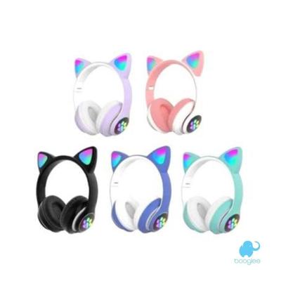 Fone Orelha De Gato Gatinho Cat 5.0 Bluetooth Ear Com Led Rgb Headphone  Original - Escorrega o Preço