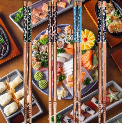 Jogo Hashi de Bambu Reutilizável Sushi Comida Oriental 10un - Casita -  Hashi - Magazine Luiza